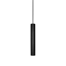 Pendente Tubo Redondo 715 35cm GU10 - Preto