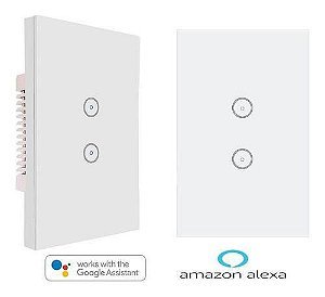 EKXN-T007-2-INTERRUPTOR INTELIGENTE DE AUTOMACAO DOMESTICA / SMART SWITCH MARCA EKAZA